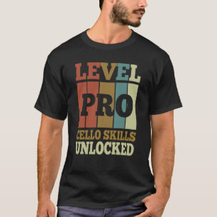 Cello Skills Pro Unlocked Vintage Style Unique T-Shirt