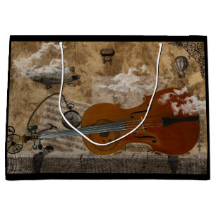 Cello Steampunk Large Gift Bag