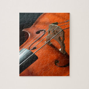 Cello Strings Stringed Instrument Wood Instrument Jigsaw Puzzle