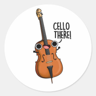 Cello Cartoon Stickers Zazzle Au