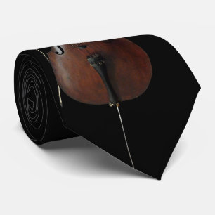Cello Tie in Black (or custom color)