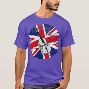 Cello UK Flag Britain Cellist British Musician T-Shirt