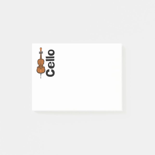 Cello Vertical Text Post-it Notes (Front)