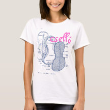Cello Violin tShirt tee