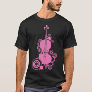 Cello Violoncello Bass Violin String Instrument T-Shirt