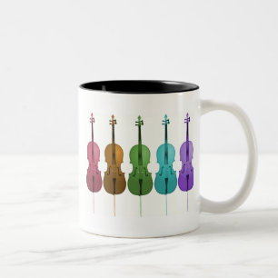Cellos and Colour Two-Tone Coffee Mug