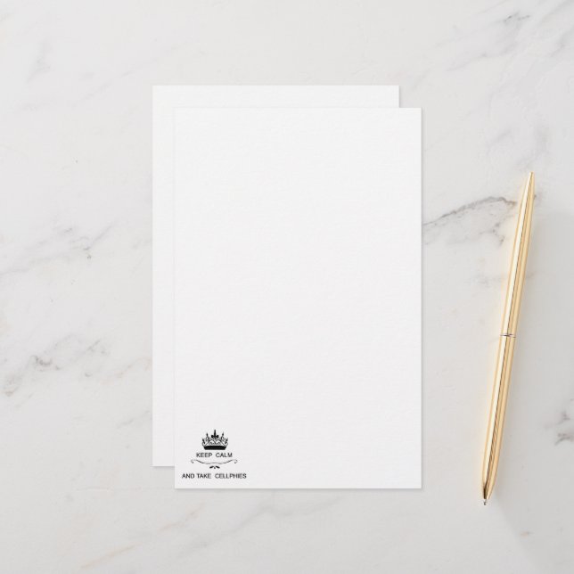 Cellphie Stationery (Front/Back In Situ)