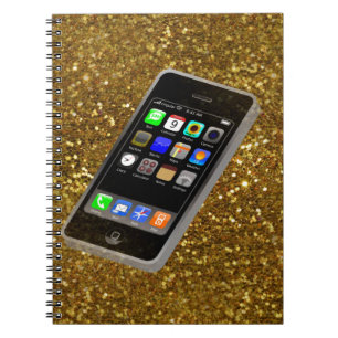 cellphone bling notebook