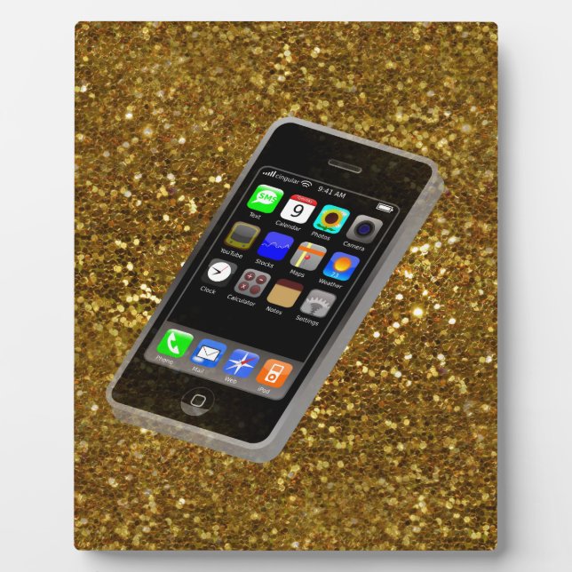 cellphone bling plaque (Front)