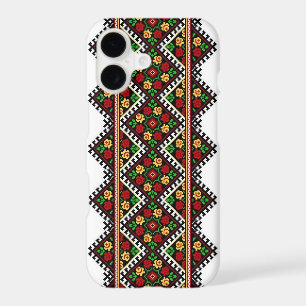 Cellphone cover that displays faux embroidery