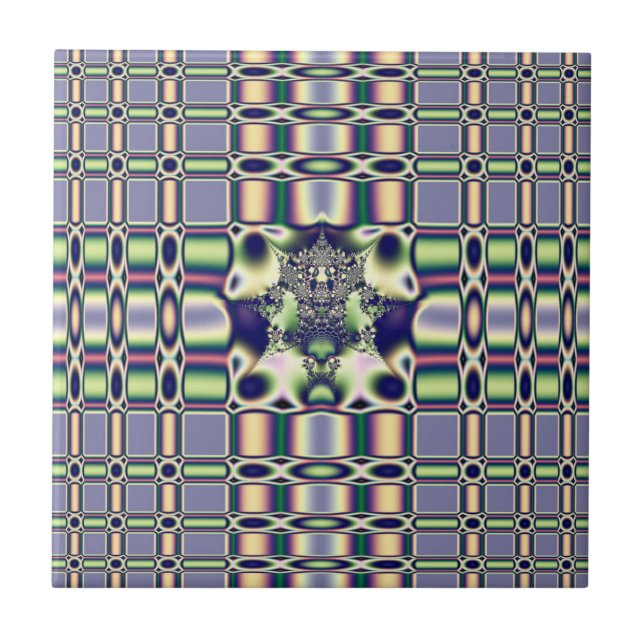 Cells Ceramic Tile (Front)