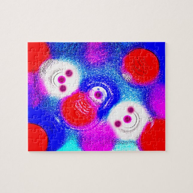 Cells fun art jigsaw puzzle (Horizontal)