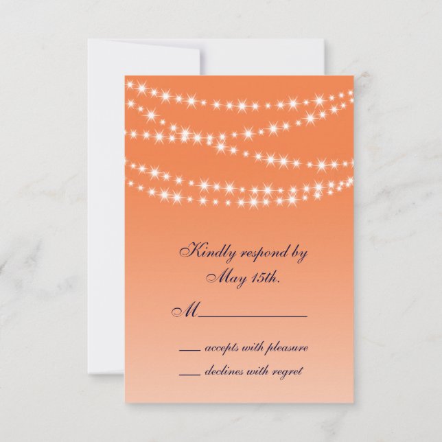 Celosia Orange Twinkle Lights RSVP (Back)