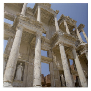 Celsus Library, built in AD 114-117 Ceramic Tile