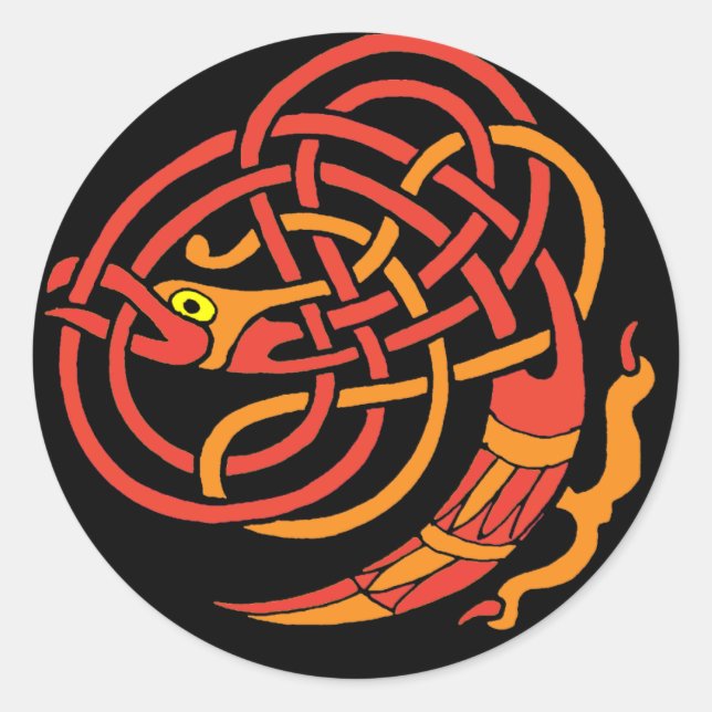 Celt Classic Round Sticker (Front)