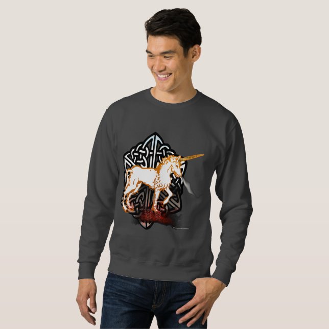 Celt Unicorn Men's Sweatshirt (Front Full)