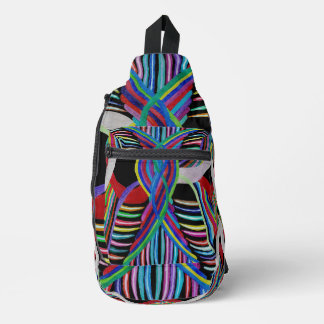 Celtelix on sling/crossbody bag