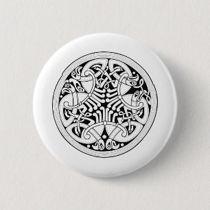Celtic 1 6 cm round badge