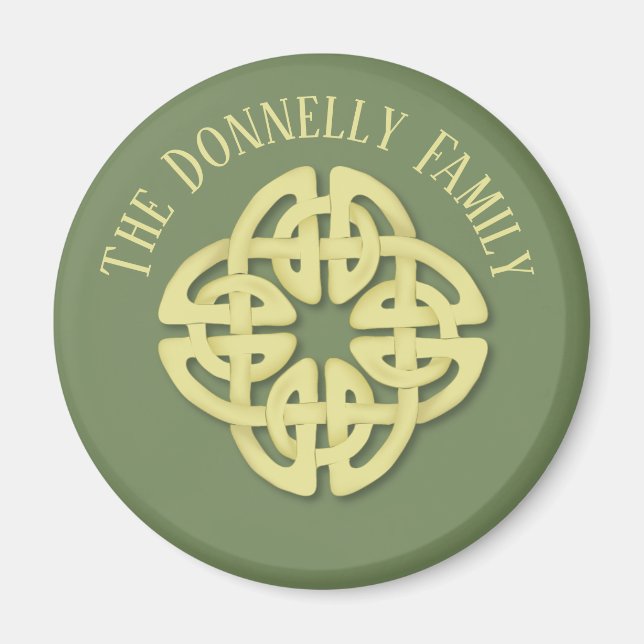 Celtic, 2¼ Inch Round Magnet (Front)