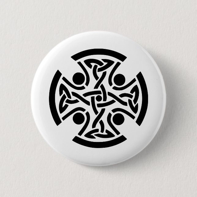 Celtic 3 6 cm round badge (Front)