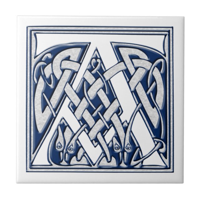Celtic A Monogram Tile (Front)