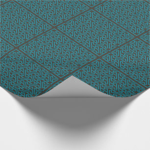 Celtic Art Design Key Pattern Wrapping Paper