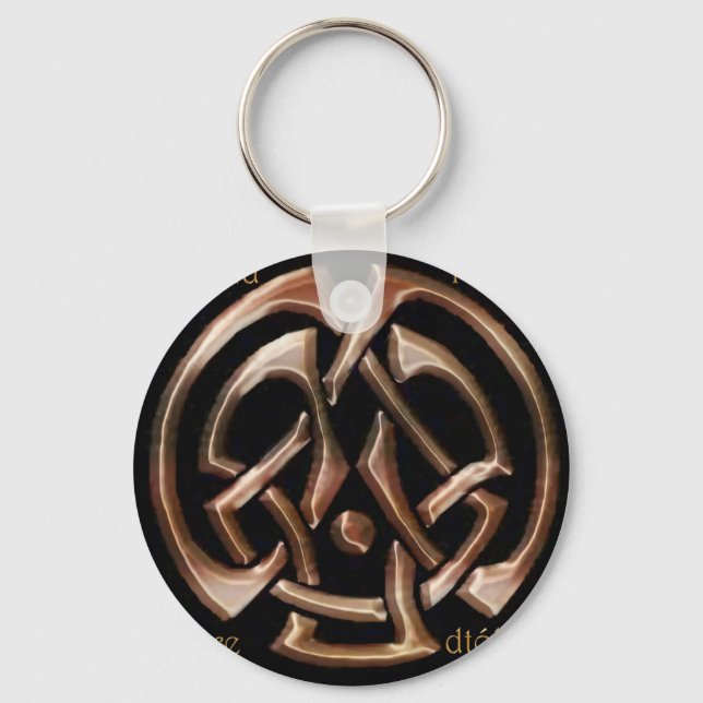 Celtic Art Design Key Ring (Front)