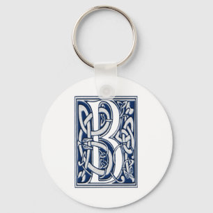 Celtic B Monogram Key Ring