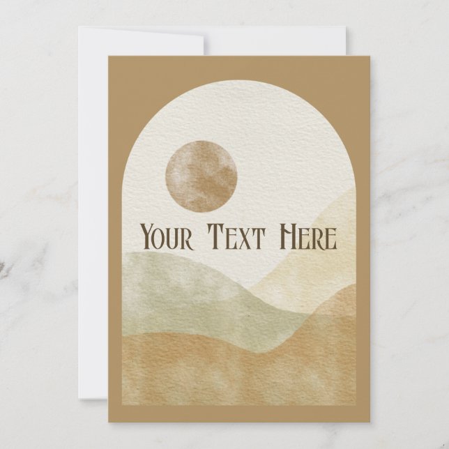 Celtic Beauty | Wedding Invitation (Front)