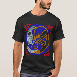 Celtic Bird & Cat T-Shirt