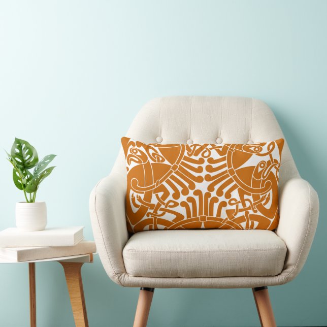 Celtic Bird Circle Choose Any Custom Colour Pillow (Chair)
