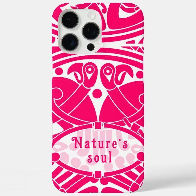 Celtic Bird Circle Pattern Personalised iPhone Case-Mate iPhone Case (Back)