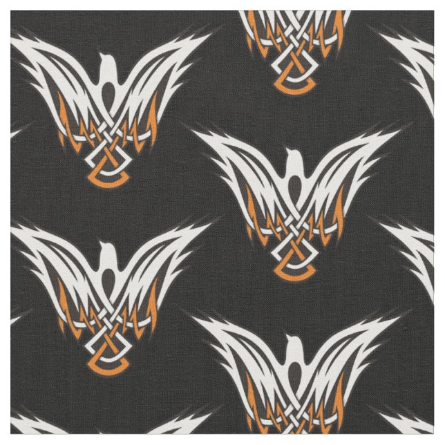 Celtic Bird Fabric (Close Up)