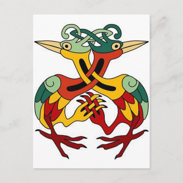 Celtic Bird Postcard (Front)