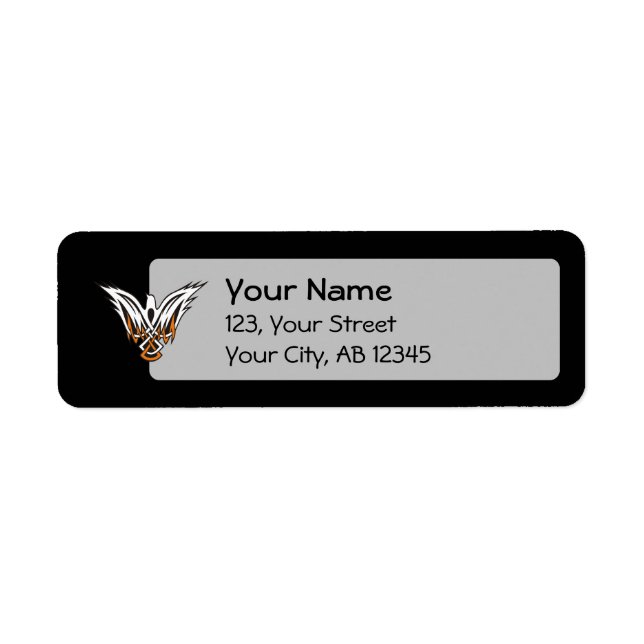 Celtic Bird Return Address Label (Front)
