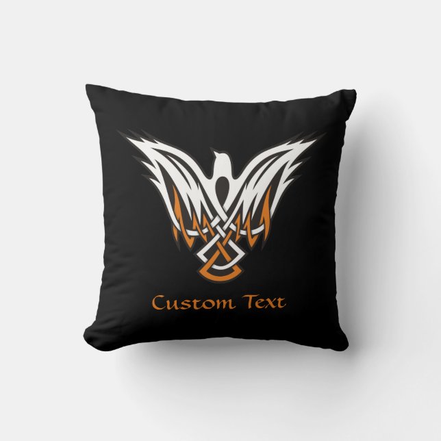Celtic Bird Throw Pillow (Front)
