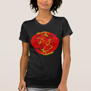 Celtic Birds (fire version) T-Shirt