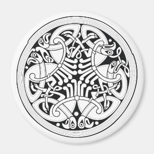 celtic birds magnet