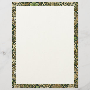 Celtic Bloom Custom Letterhead