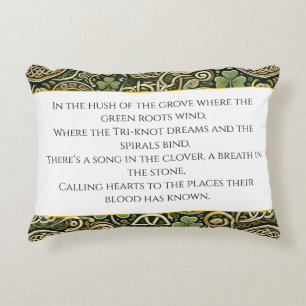 Celtic Bloom Decorative Cushion