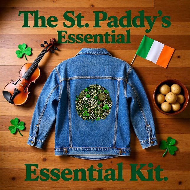 Celtic Bloom Denim Jacket (Creator Uploaded)