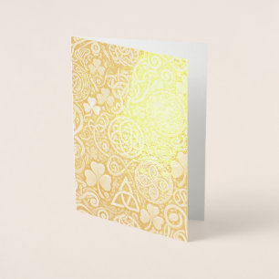 Celtic Bloom Foil Card