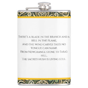 Celtic Bloom Hip Flask