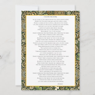 Celtic Bloom Invitation