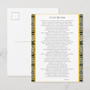 Celtic Bloom Invitation Postcard