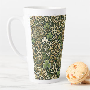 Celtic Bloom Latte Mug