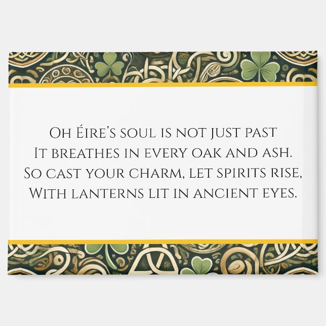 Celtic Bloom Magnet (Front)