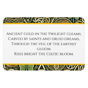 Celtic Bloom Magnet