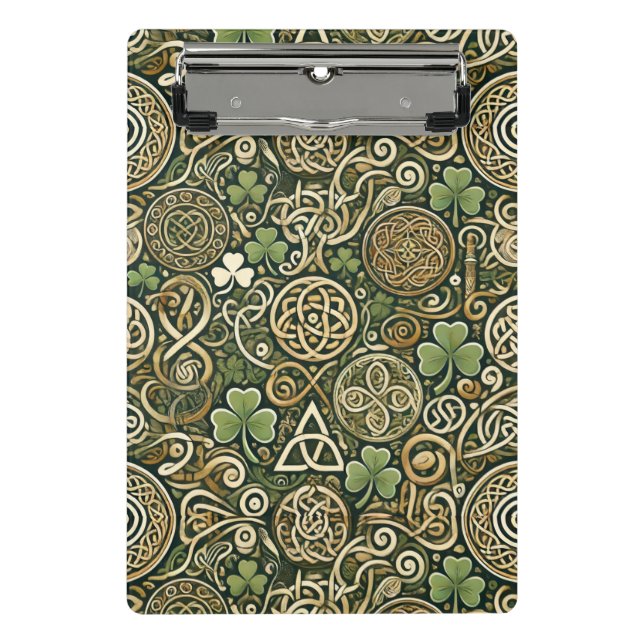 Celtic Bloom Mini Clipboard (Front)