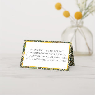 Celtic Bloom Place Card